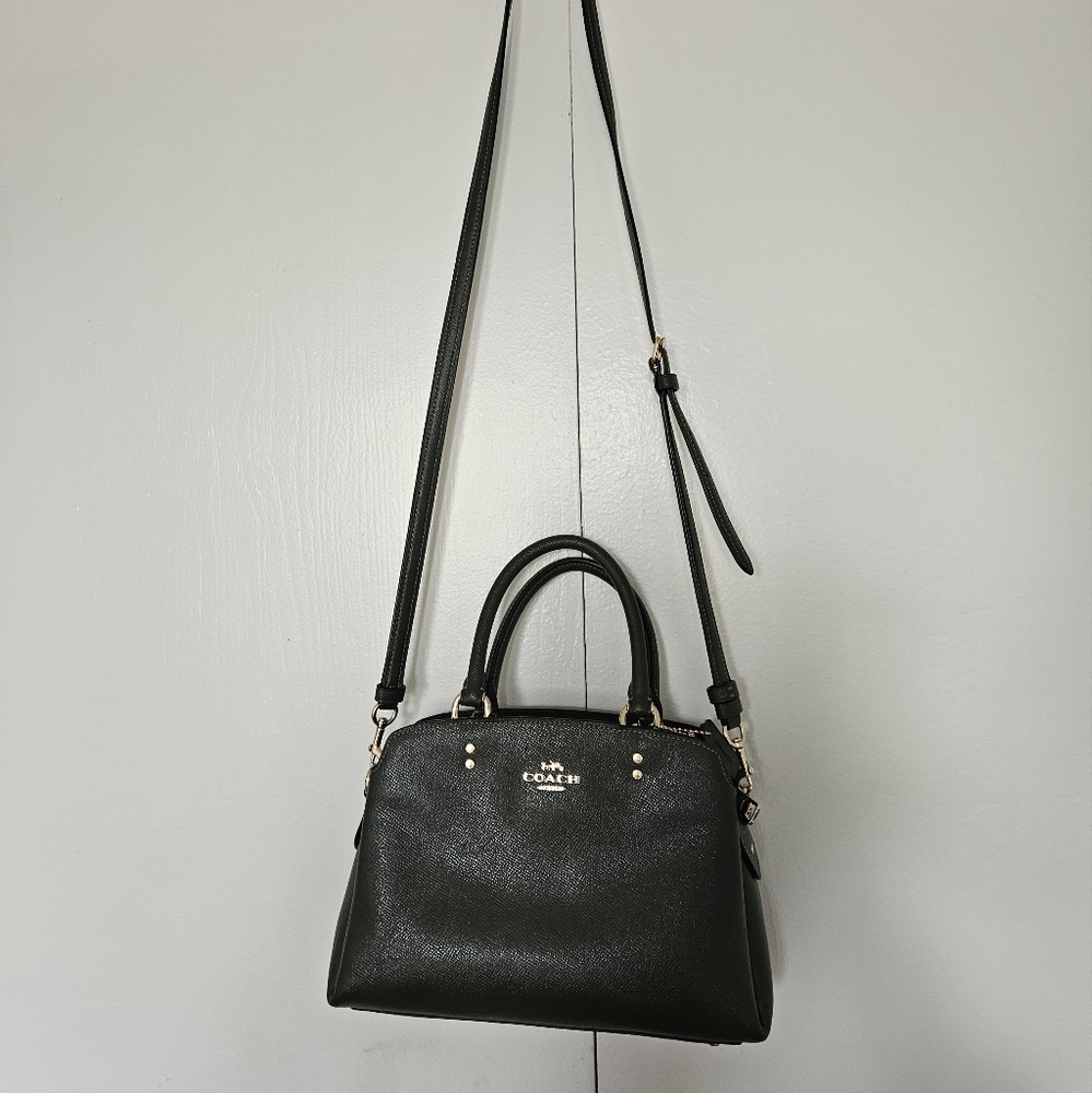 Coach Olive Green Leather Handbag - Picture 11 of 11